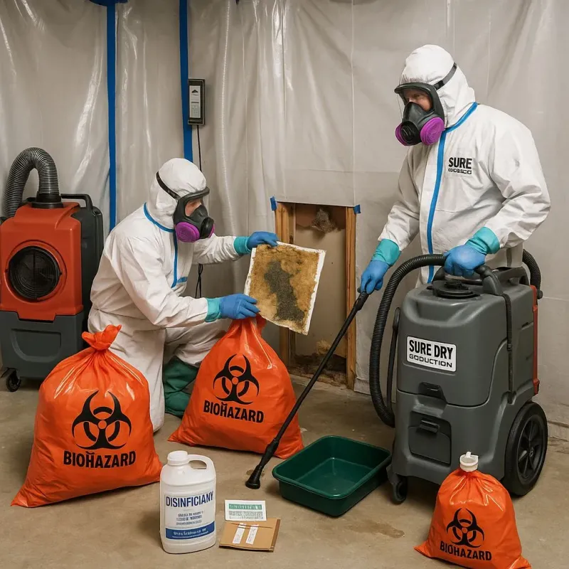 Contaminated Water Handling Protocols process in Ramsey County, ND